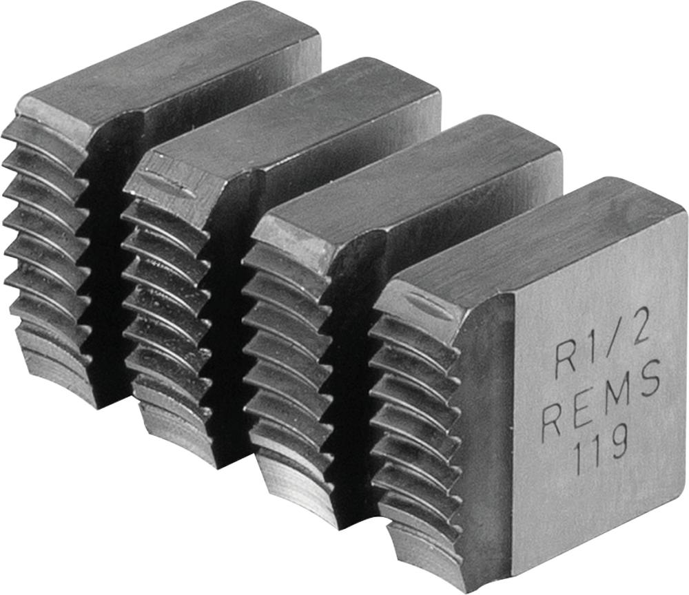 Rezné čeľuste R 1/2 Rems Rúrový závit R kužeľový pr. ISO 7-1 Rezné čeľuste R 1/2 Rems Rúrový závit R kužeľový pr. ISO 7-1