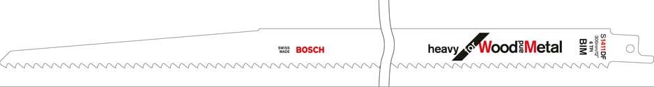 List pre šablovitú pílu S 1411 DF Bosch List pre šablovitú pílu S 1411 DF Bosch