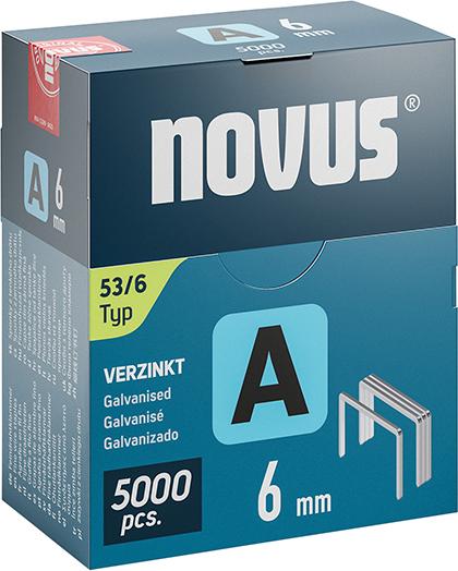 Spona z jemného drôtu A typ 53/6 mm ST sklopná FSN OJ po 5000 kusov Spona z jemného drôtu A typ 53/6 mm ST sklopná FSN OJ po 5000 kusov