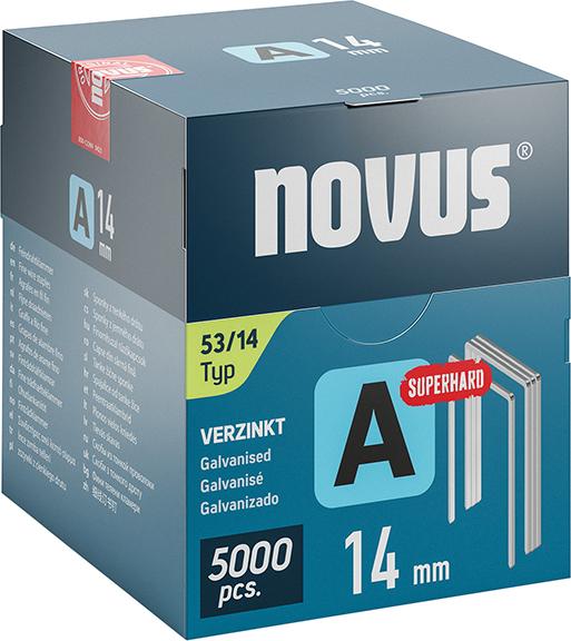 Spona z jemného drôtu A typ 53/14 mm ST Novus OJ po 5000 kusov Spona z jemného drôtu A typ 53/14 mm ST Novus OJ po 5000 kusov