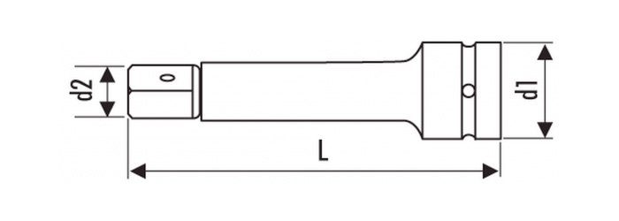 Nadstavec 2159 175 mm 3/4" priemyselný CrMo E113487