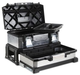 Box na náradie kovoplastový so zásuvkou galvanizovaný 55x28x34cm 20" 1-95-830
