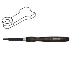 Struh rádiusový s britovou doštičkou 12 mm STANDARD LINE 8190 12