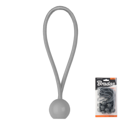Gumy na upevnenie plachiet s guľou 15 cm 10 ks BCB-0515GY-B (napínač plachiet)