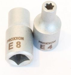 Hlavica Proxxon Torx E8 1/4"  23794