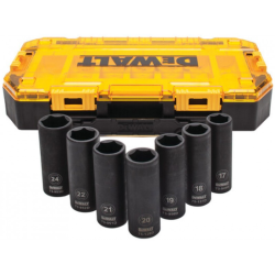DeWalt Sada hlavíc predĺžených 7-dielna DWMT74737-0