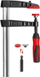 Skrutková zvierka z temperovanej liatiny s 2-zložkovou rukoväťou 1250x120 mm/35x11 mm BESSEY