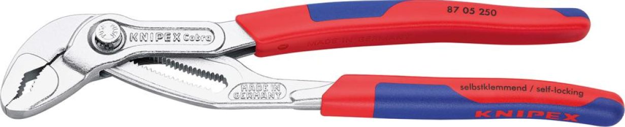 Kliešte SIKO Cobra s viackomponentovými rukoväťami 250 mm KNIPEX