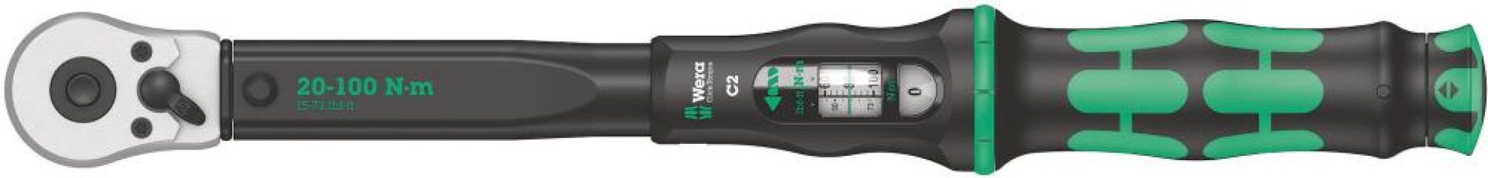 Momentový kľúč Click-Torque 20 – 100 Nm 1/2" Wera