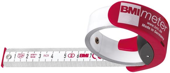 Vreckové meracie pásmo BMImeter 3mx16 mm biele BMI