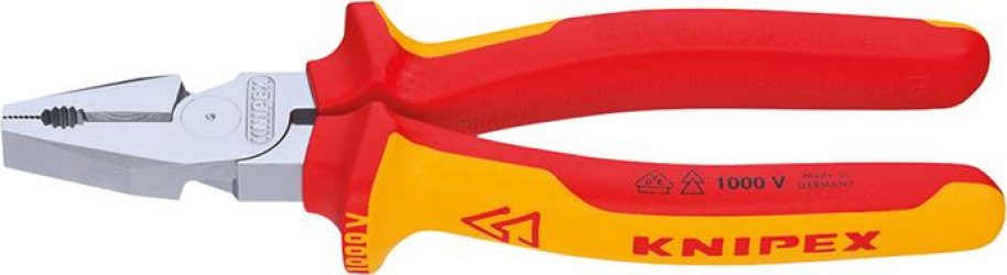 Silové kombinované kliešte 0206 VDE 225 mm KNIPEX