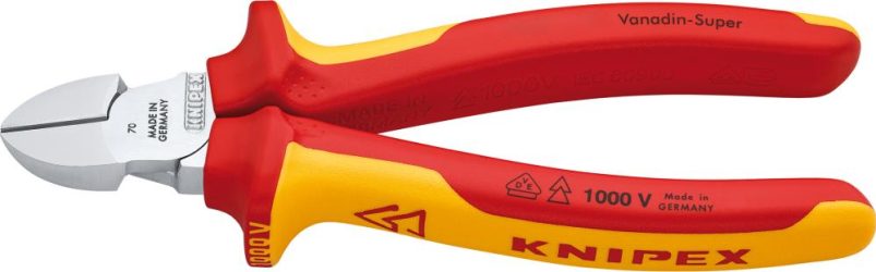 Bočné štiepacie kliešte VDE s viaczložkovými rukoväťami 180 mm KNIPEX