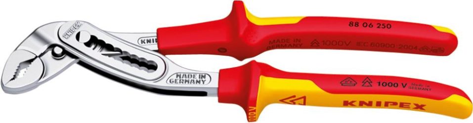 Kliešte SIKO Alligator s viackomponentovými rukoväťami VDE 250 mm KNIPEX