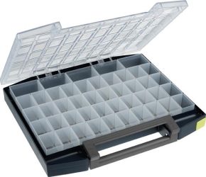 Sortimentový kufrík s polykarbonátovým vekom 55 5x10-45 modrý raaco