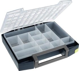 Sortimentový kufrík s polykarbonátovým vekom 80 5x10-14 modrý raaco