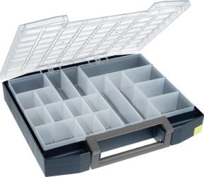 Sortimentový kufrík s polykarbonátovým vekom 80 8x8-18 modrý raaco