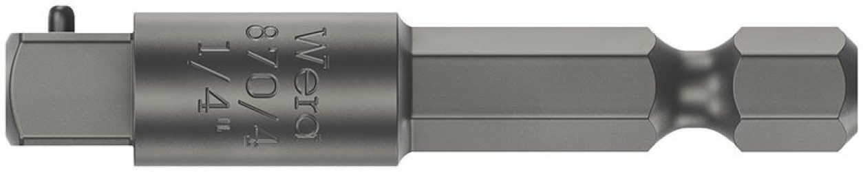 Adaptér nástrčných kľúčov 1/4" pre adaptéry 1/4" 50 mm Wera