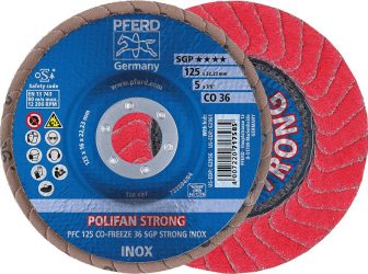 Lamelový brúsny kotúč CO50FREEZE SGP STRONG 125 mm K50 Pferd