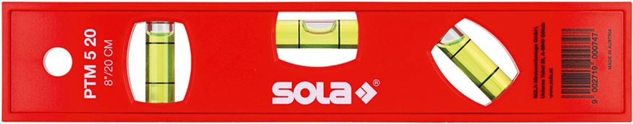 Vodováha plast PTM 5 20 s magnetom Sola