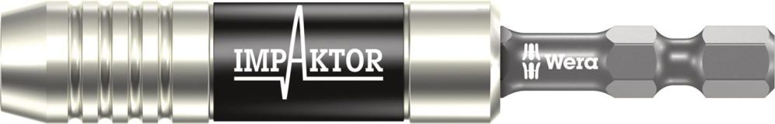 Držiak bitov Impaktor 1/4" pre bity 1/4" rozperný krúžok + magnet 75 mm Wera