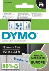 Popisovacia páska D1 45014 modrá/biela 12 mmx7 m DYMO