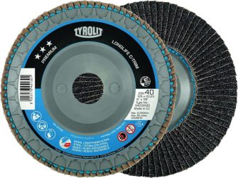Lamelový brúsny kotúč LONGLIFE C-TRIM 125 mm ZA-60 vlnitý Tyrolit