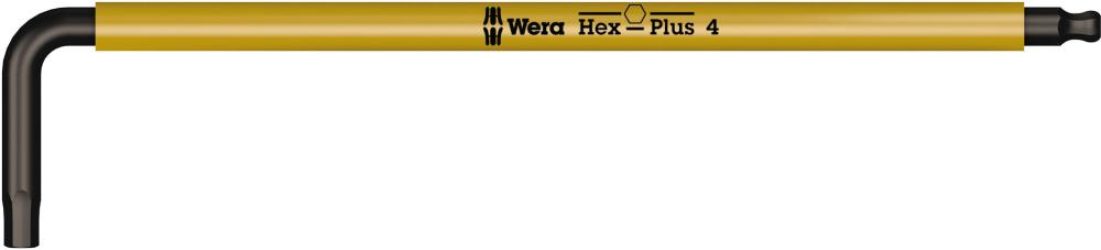 Inbusový kľúč Multicolor s guľovou hlavou 4 mm Wera