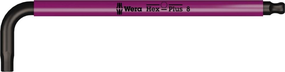 Inbusový kľúč Multicolor s guľovou hlavou 8 mm Wera
