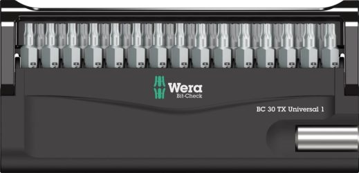 Sada bitov Bit-Check 30 TX Universal 1 Wera