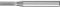 Technická fréza TK cylindrická 0413 5 6 mm 4 x 13 mm Pferd