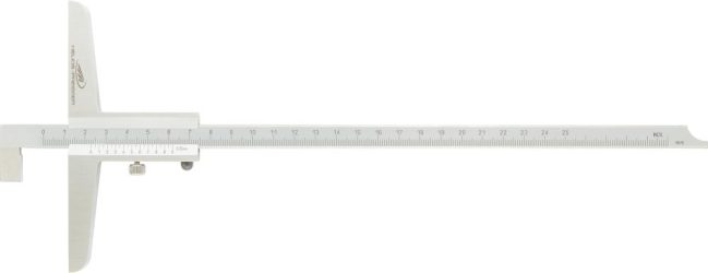 Posuvný hĺbkomer so zníženou meracou tyčou 1/20 200x100 mm HP