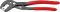 Kliešte na hadicové spony typu CLIC rukoväti potiahnuté plastom 180 mm KNIPEX