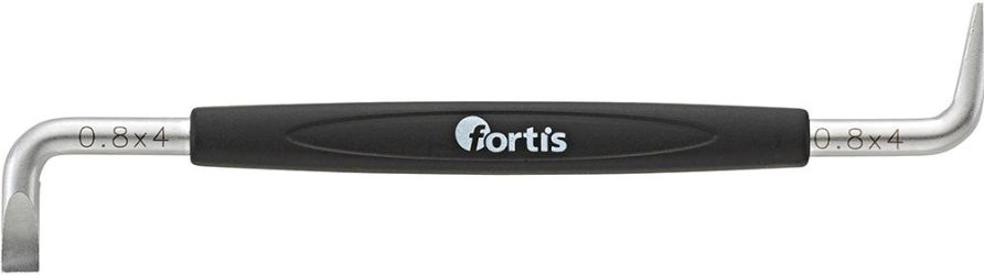 Inbusový kľúč s drážkou 4 + 4 x 100 mm FORTIS