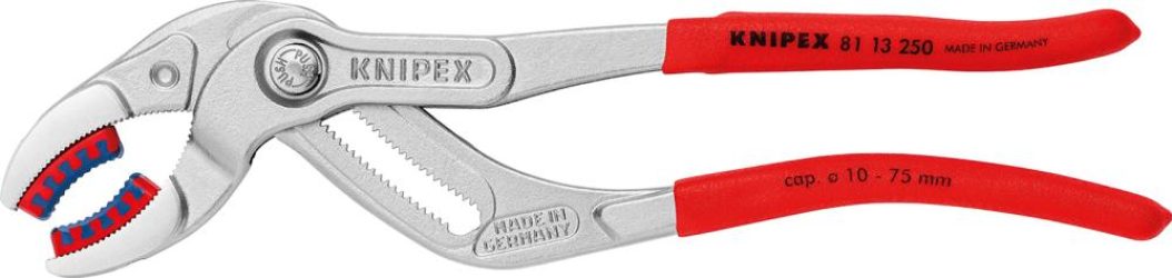 Sifónové pochrómované izolované uchopovacie kliešte 250 mm KNIPEX