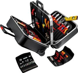 Sortiment náradia Twin pre elektrikárov 63-dielny vo vozíku Knipex