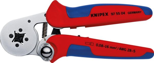 Krimpovacie pákové kliešte 97 55 04 KNIPEX