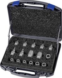 Sada silových nástrčných kľúčov Torx 1/2" 16-dielna ASW