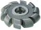 Polguľatá fréza DIN855 HSS 100 x 20 mm R10