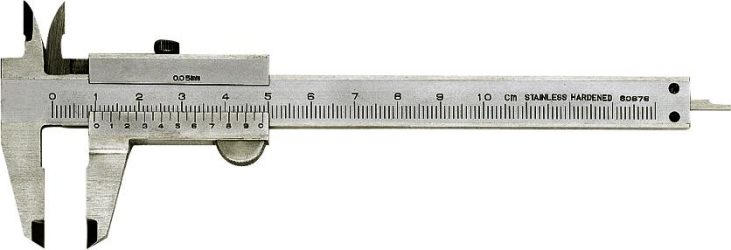 Malé vreckové posuvné meradlo 100 mm 1/50 FORTIS