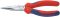 Kliešte s predĺženými čeľusťami tvar 2 pochrómované s viaczložkovými rukoväťami 160 mm KNIPEX