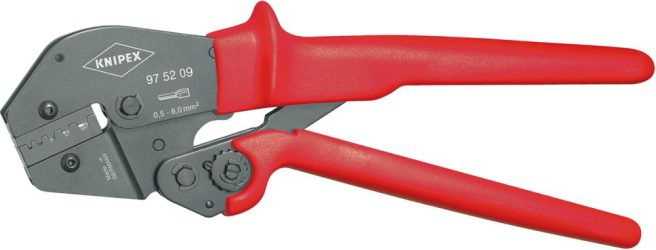 Krimpovacie pákové kliešte na dutinky 35+50 mm2 KNIPEX