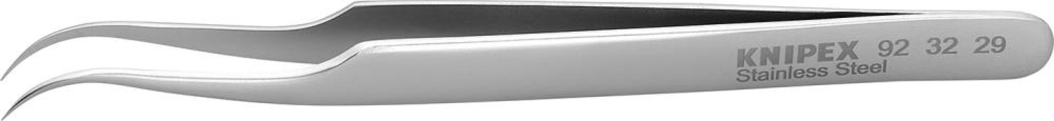 Presná pinzeta nehrdzavejúca v tvare kosáka 120 mm KNIPEX