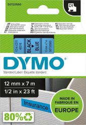 Popisovacia páska D1 45016 čierna/modrá 12 mmx7 m DYMO
