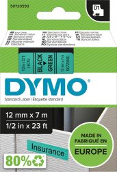 Popisovacia páska D1 45019 čierna/zelená 12 mmx7 m DYMO