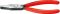 Ploché kliešte 180 mm leštené s plastovou rukoväťou KNIPEX