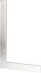 Zámočnícky uholník bez dorazu