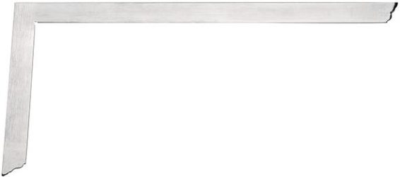 Stolársky uholník bez rysovacích otvorov 1000x380 mm FORMAT