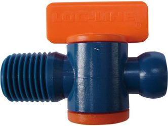 Uzatvárací kohút 2-dielny pre hadicu na chladivo 1/4" s vnútorným závitom NPT LOC-LINE