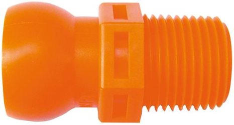 Pripojovacia vsuvka 4-dielna pre hadicu na chladivo R3/8" LOC-LINE