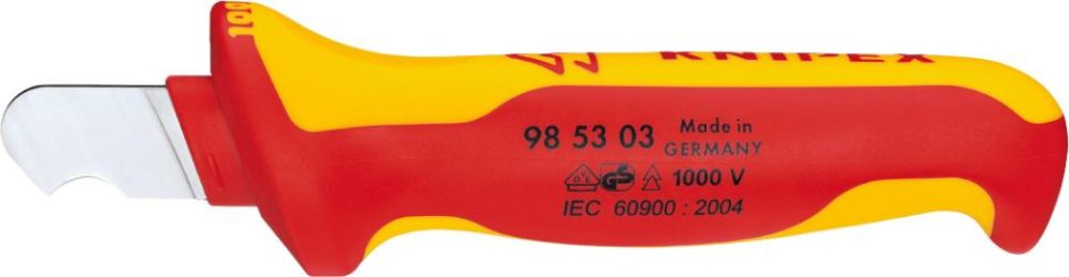 Nôž na káble VDE ohnutý mm KNIPEX